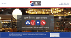 Desktop Screenshot of phillipsdecoratorsltd.com