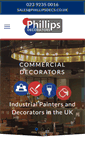 Mobile Screenshot of phillipsdecoratorsltd.com